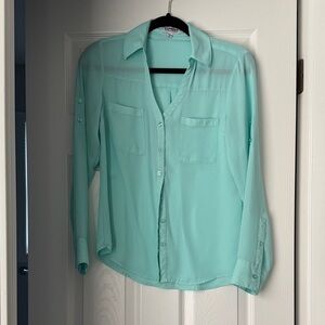 Express Mint Green Blouse